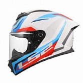 Шлем LS2 FF820 Rapid III Hyper White/Blue/Red