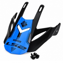 Козырек шлема LS2 MX436 Black/Blue