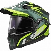 Шлем LS2 MX701 Explorer Spire Black/Yellow/Green