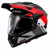 Шлем LS2 MX702 Pioneer II Rally Red/White