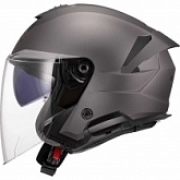 Шлем LS2 OF618 Verso II Solid Titanium Matt