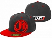 Мотокепка Just1 Cappello Flexfit Impact (L-XL) Black/Red