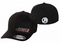 Мотокепка Just1 Cappello Flexfit Solid (S/M) Black