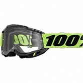 Мотоочки 100% Accuri 2 Neon Yellow/Black Clear Lens