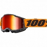 Мотоочки 100% Accuri 2 Orange/Black Mirror Red Lens