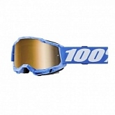 Мотоочки 100% Accuri 2 Sursi Blue/White Mirror Gold Lens
