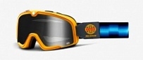 Мотоочки 100% Barstow Race Service Blue/Orange Mirror Silver Lens