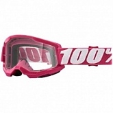 Мотоочки 100% Strata 2 Junior Fletcher Pink Clear Lens