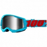 Мотоочки 100% Strata 2 Summit Blue Mirror Silver Lens