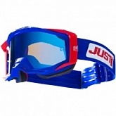 Мотоочки Just1 Iris 2.0 Suit Blue/Red/White Mirror Blue Lens