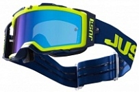 Мотоочки Just1 Nerve Absolute Yellow/Blue Mirror Blue Lens