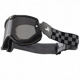 Мотоочки Just1 Swing Chess Black/Grey Smoke Lens