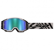 Мотоочки LS2 Charger Pro White/Black Green/Blue Lens