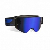 Мотоочки Progrip 3205-181 Magnet Black Mat Mirror Blue Lens