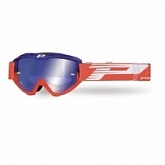 Мотоочки Progrip 3450 FL Riot Blue/Red Mirror Blue Lens