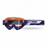Мотоочки Progrip 3450 LS Riot Orange/Blue Clear Lens