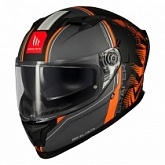 Шлем MT Braker SV Charm B4 Black/Orange