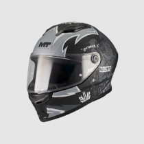 Шлем MT Stinger 2 Tagger B2 Black/Grey