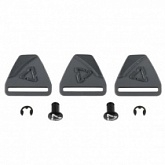 Набор застежек наколенника Leatt Dual Axis Black