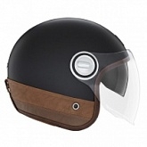 Шлем NOX Heritage Leather Black/Brown