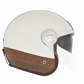 Шлем NOX Heritage Leather Cream/Brown
