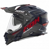 Шлем NOX N312 Vapor Blue/Black/Red