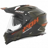 Шлем NOX N312 Vapor Orange/Khaki/Gray