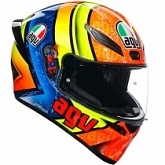 Шлем AGV K1 Izan Orange/Yellow/Blue