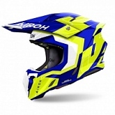 Шлем Airoh Twist 3 Dizzy White/Blue/Yellow