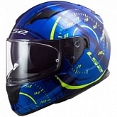 Шлем LS2 FF320 Stream Evo Tacho Hi-Vis Blue/Yellow