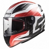 Шлем LS2 FF353 Rapid II Grid White/Red