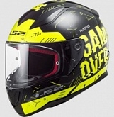 Шлем LS2 FF353 Rapid Player Hi-Vis Yellow/Black