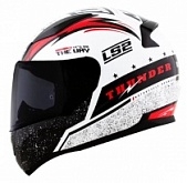 Шлем LS2 FF353 Rapid Thunder White/Black/Red