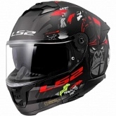 Шлем LS2 FF808 Stream II Angry Monkey Black/Red