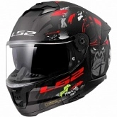 Шлем LS2 FF808 Stream II Angry Monkey Black/Red