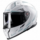 Шлем LS2 FF811 Vector II Alizer White/Silver