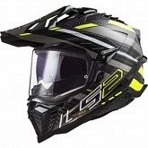 Шлем LS2 MX701 Explorer C Edge Black/Yellow