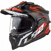 Шлем LS2 MX701 Explorer Spire Black/Titan/Red