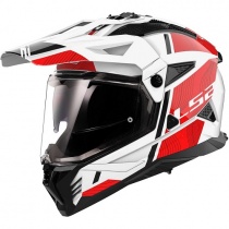 Шлем LS2 MX702 Pioneer II Hill White/Red