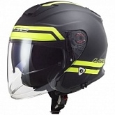 Шлем LS2 OF521 Infinity Hyper Hi-Vis Titanic/Yellow