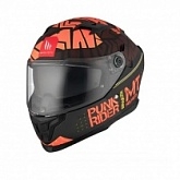 Шлем MT Braker SV Punk Rider B5 Black/Red