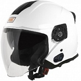 Шлем Origine Palio 2.0 + Bluetooth Solid White Gloss