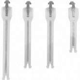 Застежки на мотоботы Leatt Strap 4.5 White