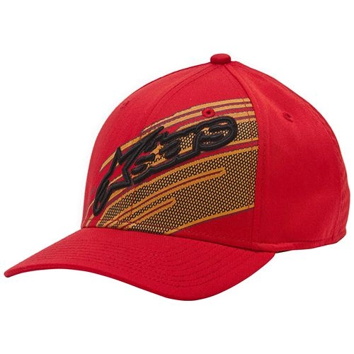 Мотокепка Alpinestars Starks Curved (S-M) Red