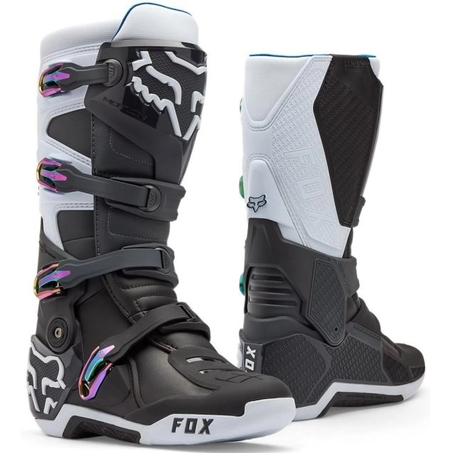 Мотоботи FOX Motion Black/Grey/White