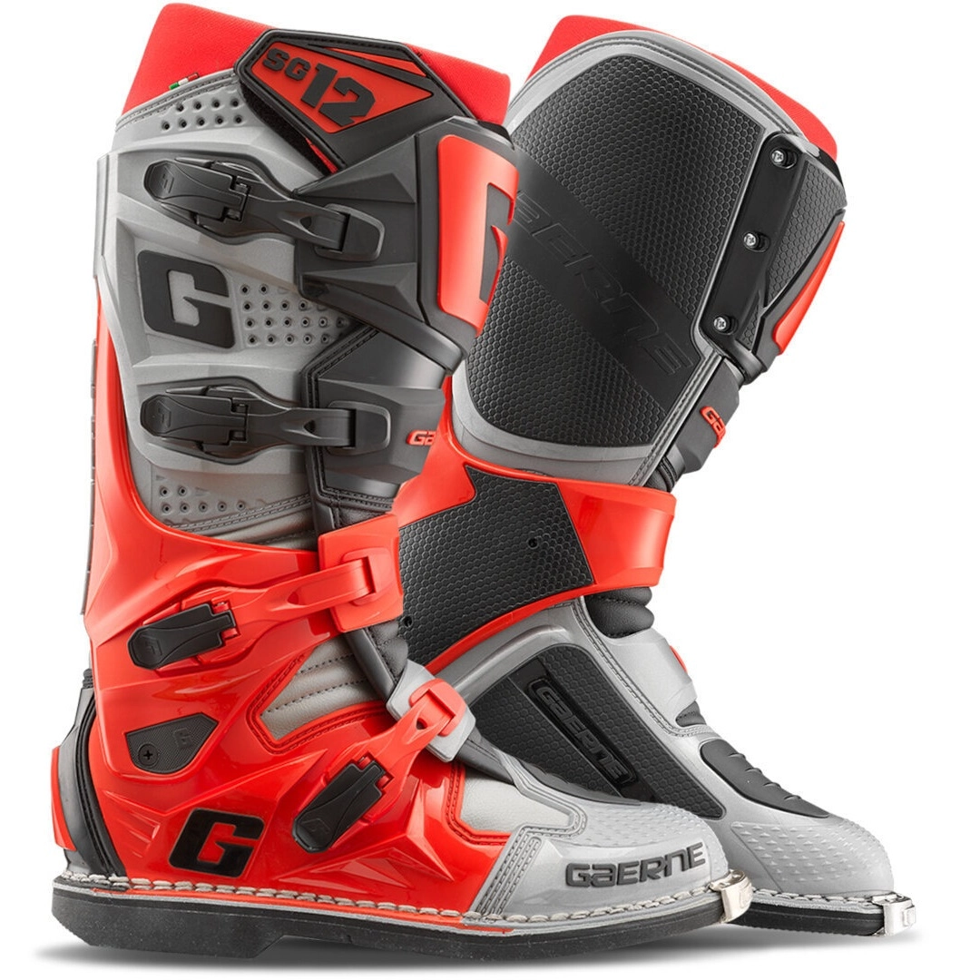 Мотоботи Gaerne SG-12 Forge Grey/Red/Black