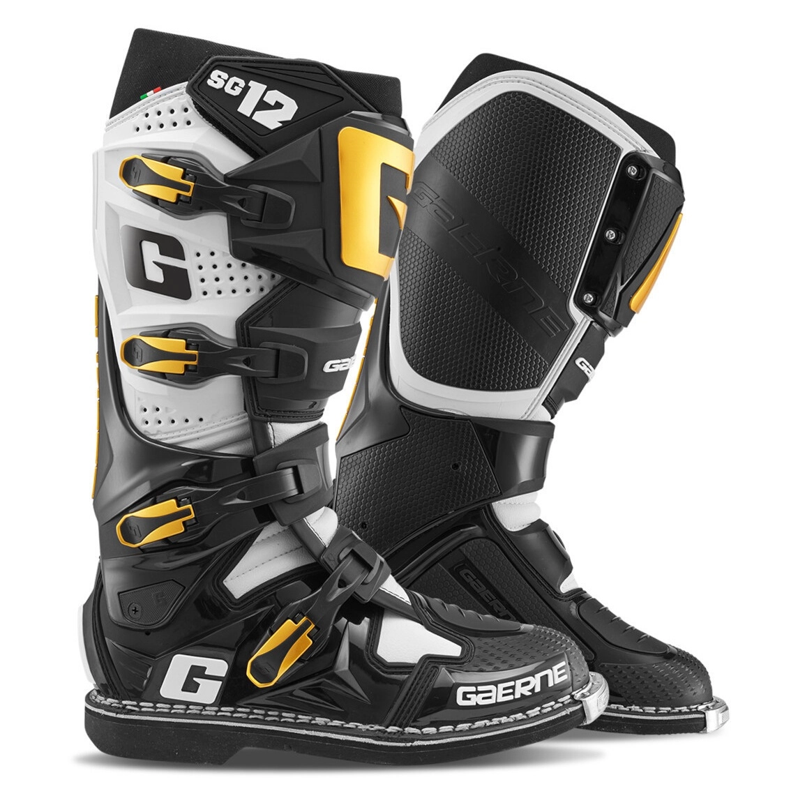 Мотоботи Gaerne SG-12 Luxe Black/White/Gold