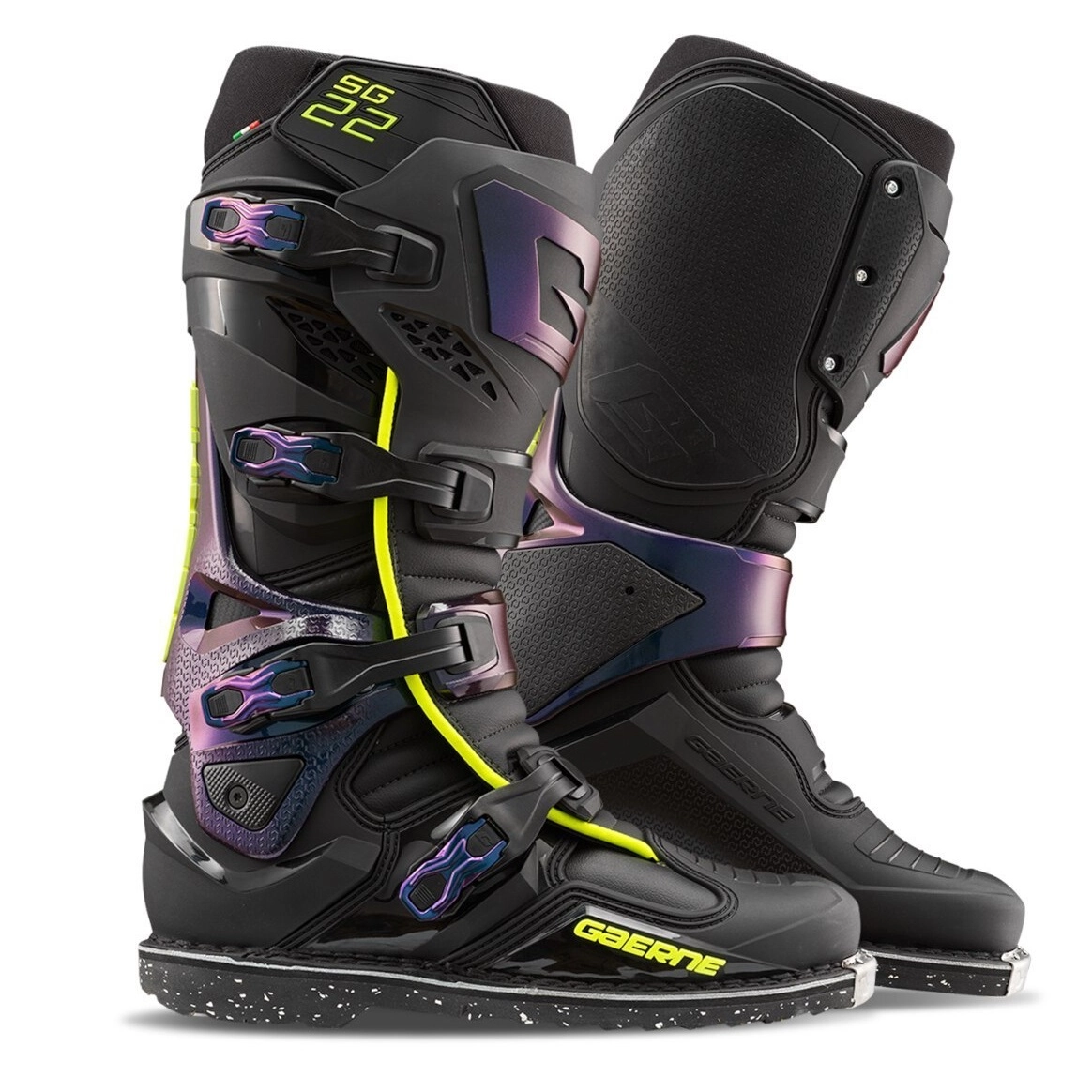 Мотоботи Gaerne SG-22 Chameleon Black/Yellow/Chameleon