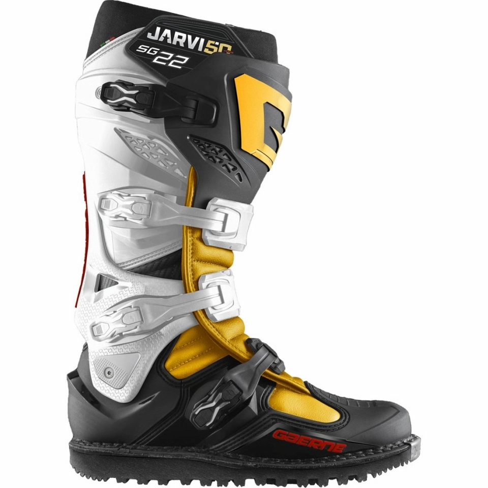 Мотоботи Gaerne SG-22 Limited Edition Jarvis 50TH Anniversary Black/Yellow/White
