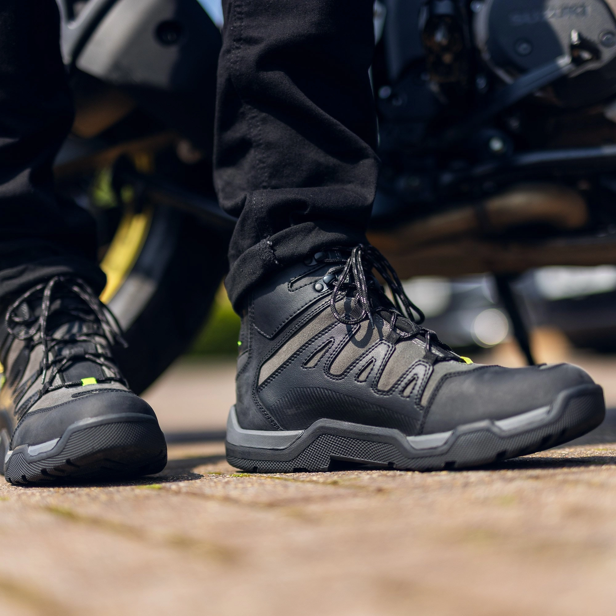 Мотоботы Oxford Canyon D2D Black/Grey
